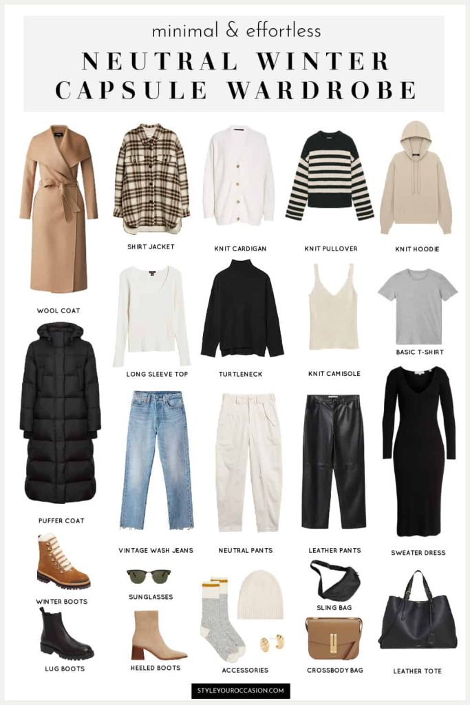 How to Create a Winter Capsule Wardrobe in 2023 Earthfully Living
